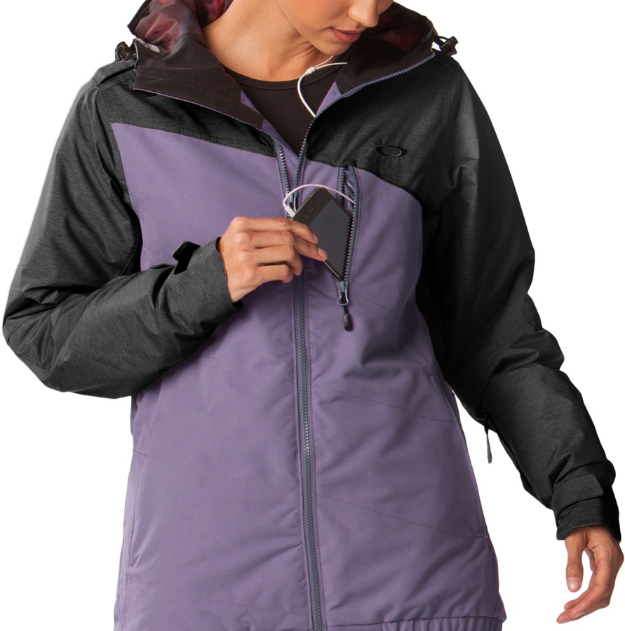 Oakley Quebec Insulated Women's Snowboard/Ski Jacket, XS, Worn Olive